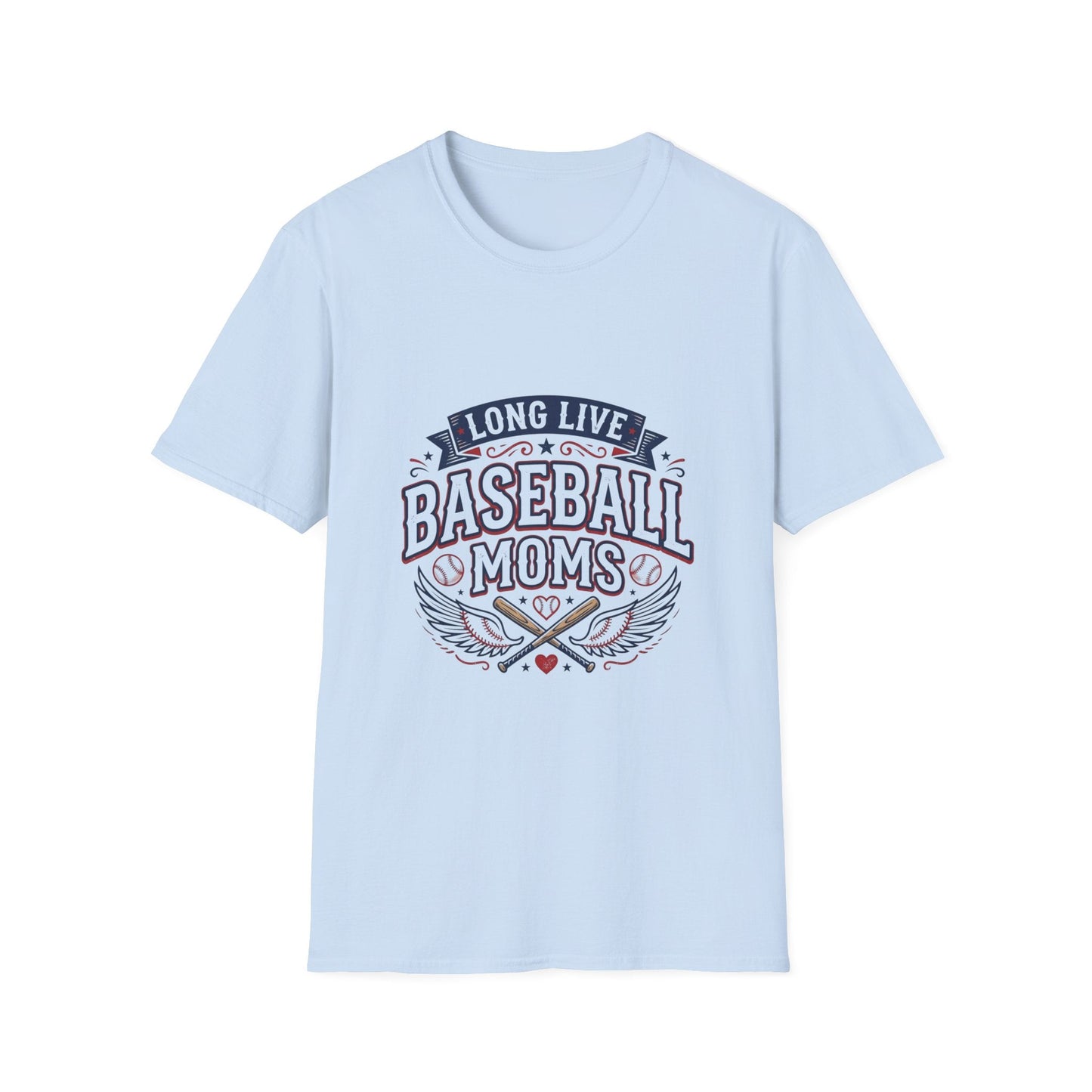 Long Live Baseball Moms T-Shirt Printify
