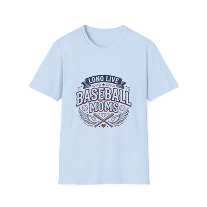Long Live Baseball Moms T-Shirt Printify