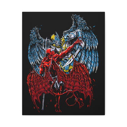 Epic Fantasy Art Canvas Print, Wall Decor, Unique Gift for Gamers, Home Decoration, Art Lovers, Graphic Wall Art, Gothic Artwork - CreativeRino