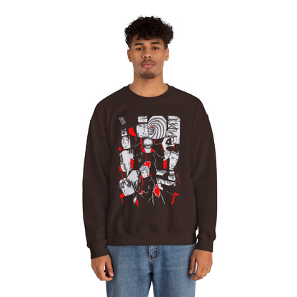 Anime-Inspired Unisex Crewneck Sweatshirt - Perfect for Naruto Fans and Casual Wear - CreativeRino
