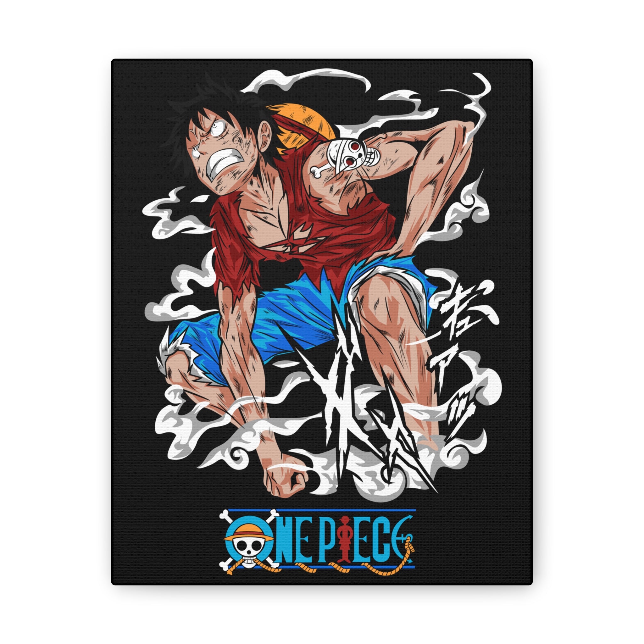 One Piece Luffy Canvas Wall Art - Perfect for Anime Fans