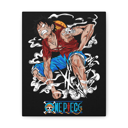 One Piece Luffy Canvas Wall Art - Perfect for Anime Fans - CreativeRino