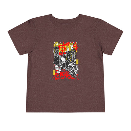 Anime Toddler Short Sleeve Tee Tokyo Revengers Inspired Graphic T-shirt - CreativeRino