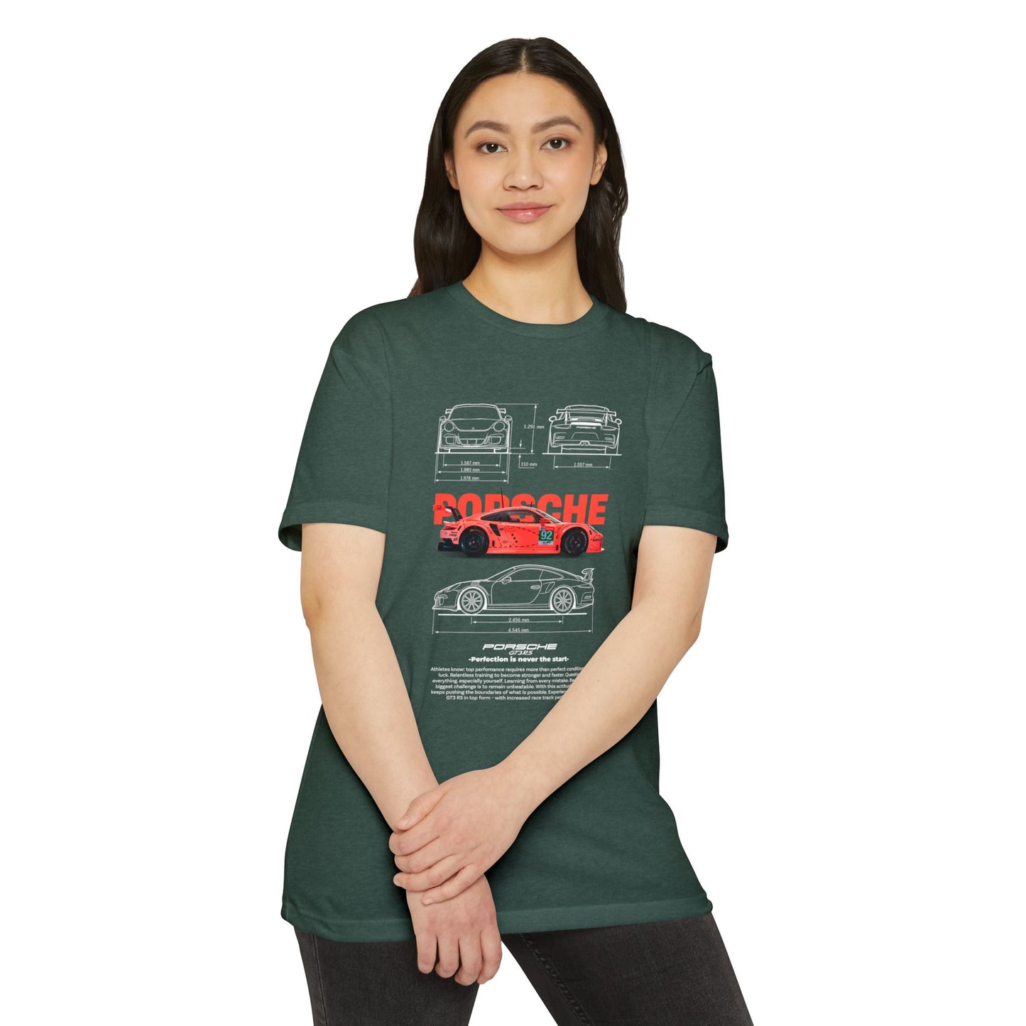 Porsche Gt3rs Vintage Graphic Unisex T-Shirt | Perfect Gift for Car Enthusiasts - CreativeRino