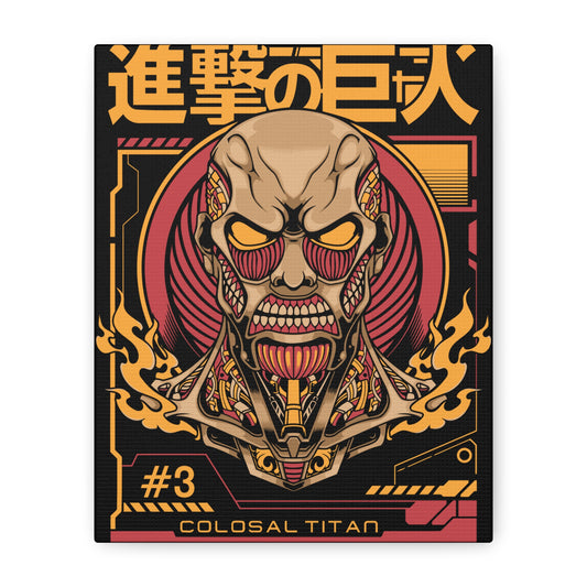 Colossal Titan Canvas Art - Matte Stretched Wall Decor - CreativeRino