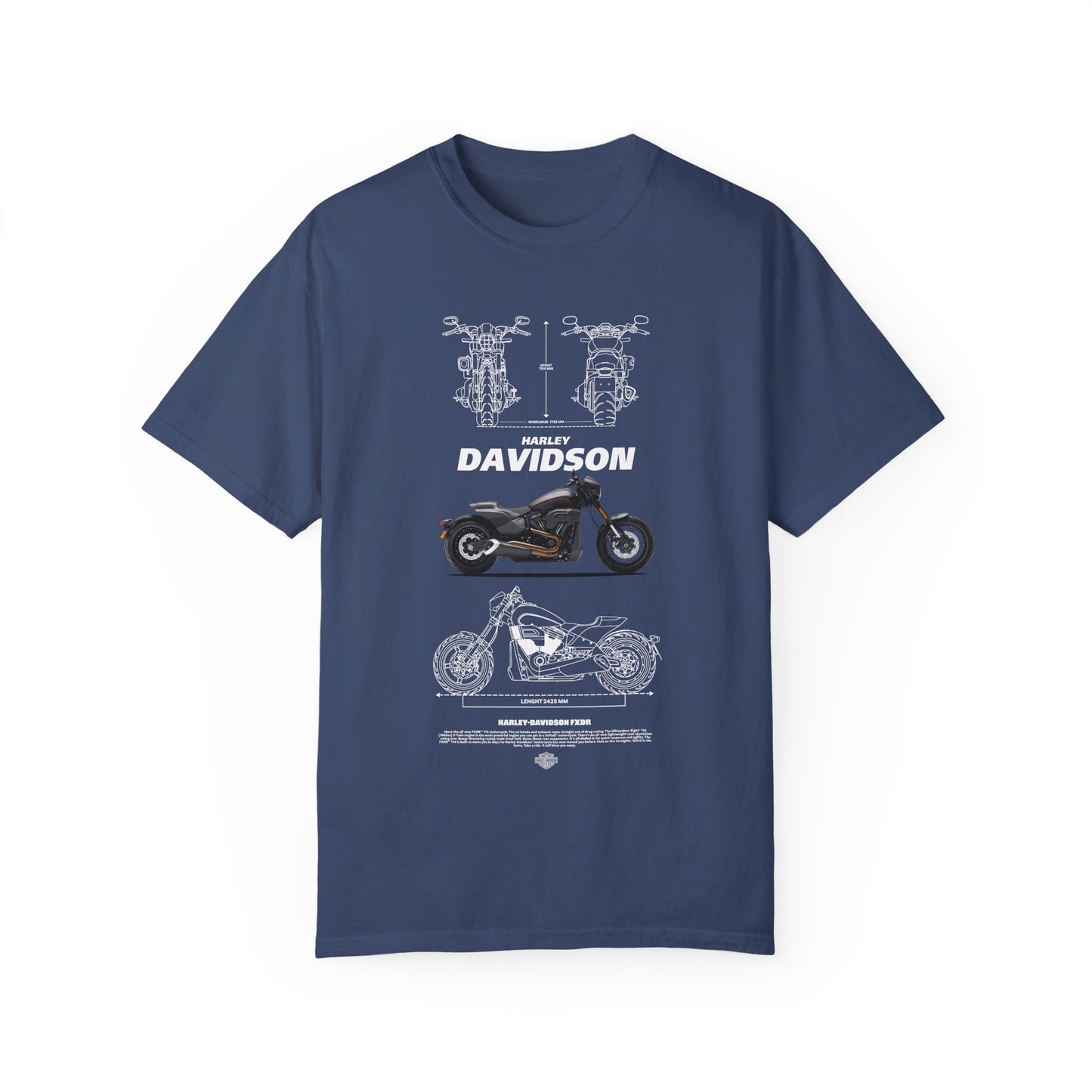 Harley Davidson Vintage Motorcycle Unisex T-Shirt - CreativeRino
