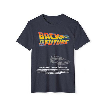 Back to the Future Unisex Recycled Organic T-Shirt | Eco-Friendly Movie Tee - CreativeRino