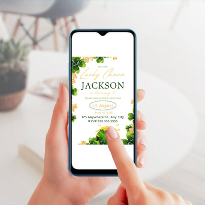 St. Patrick's Birthday Invitation Template - CreativeRino
