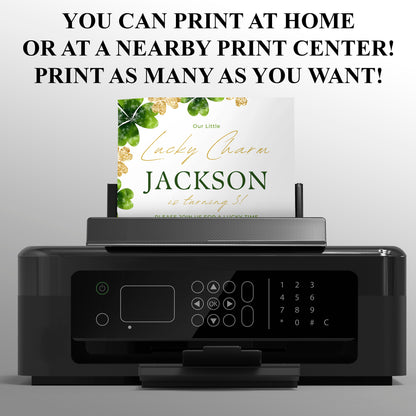 St. Patrick's Birthday Invitation Template - CreativeRino