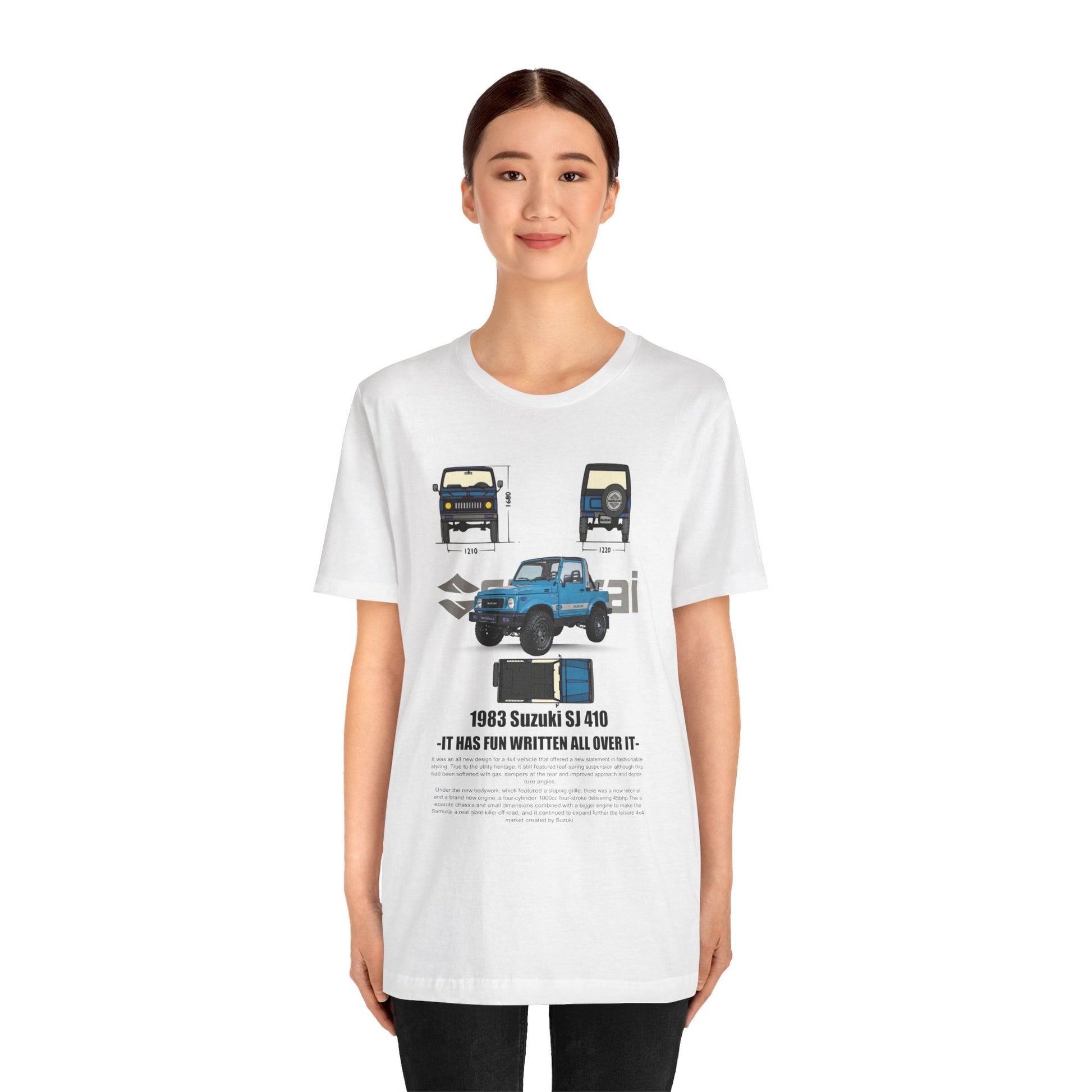 Vintage Suzuki 1983 Graphic Tee - Unisex Short Sleeve T-Shirt - CreativeRino