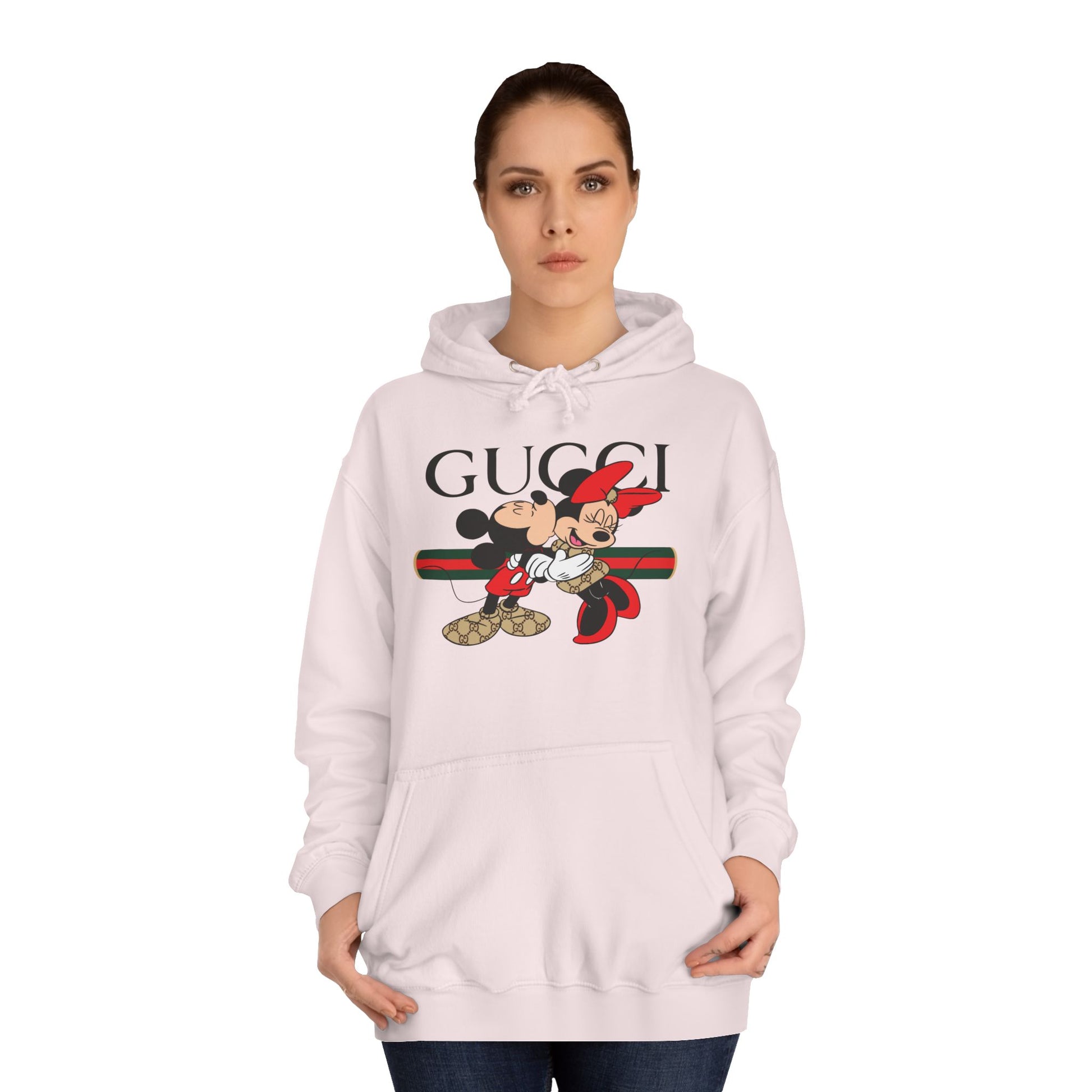 Cute Mickey & Minnie Unisex College Hoodie - Stylish Disney Apparel - CreativeRino