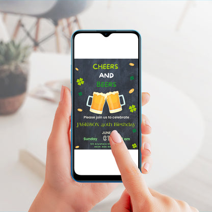 St. Patrick's Birthday Invitation Template - CreativeRino