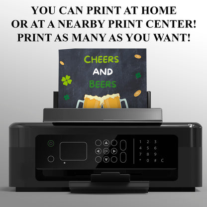 St. Patrick's Birthday Invitation Template - CreativeRino