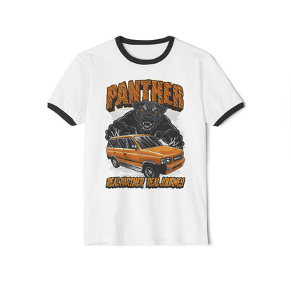 Isuzu Panther Raja Vintage Unisex Cotton Ringer T-Shirt - Retro Graphic Tshirt for Car Lovers - CreativeRino