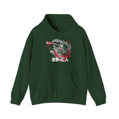 Anime-Inspired Unisex Heavy Blend™ Hooded Sweatshirt - Perfect for Attack on Titan Fans! - CreativeRino