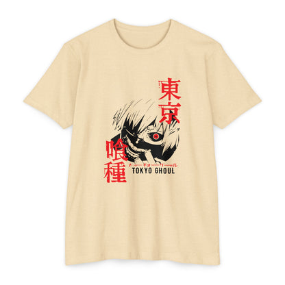 Tokyo Ghoul Unisex CVC Jersey T-shirt - Anime Graphic Tee - CreativeRino