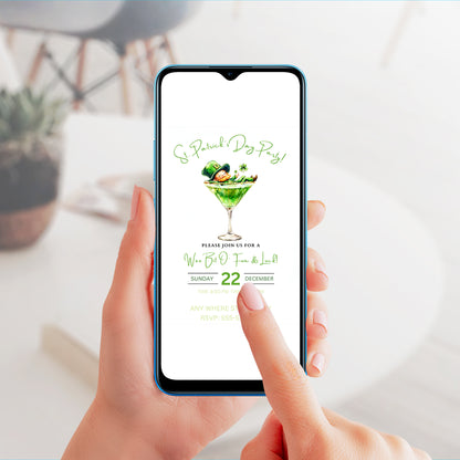 St. Patrick's Party Invitation Template - CreativeRino