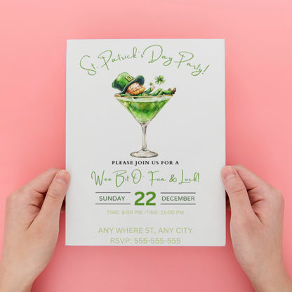 St. Patrick's Party Invitation Template - CreativeRino