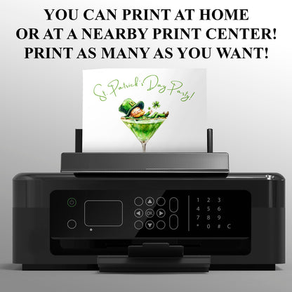 St. Patrick's Party Invitation Template - CreativeRino