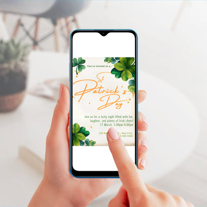 St. Patrick's Party Invitation Template - CreativeRino