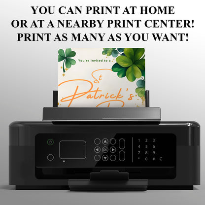 St. Patrick's Party Invitation Template - CreativeRino