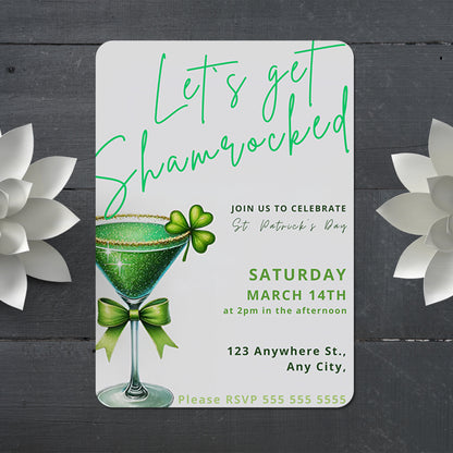 St. Patrick's Party Invitation Template - CreativeRino