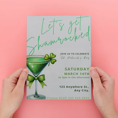 St. Patrick's Party Invitation Template - CreativeRino