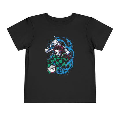 Demon Slayer Toddler Tee - Short Sleeve Anime T-shirt for Kids - CreativeRino
