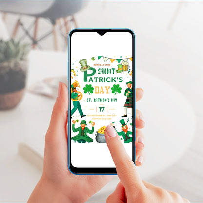 St. Patrick's Birthday Invitation Template - CreativeRino