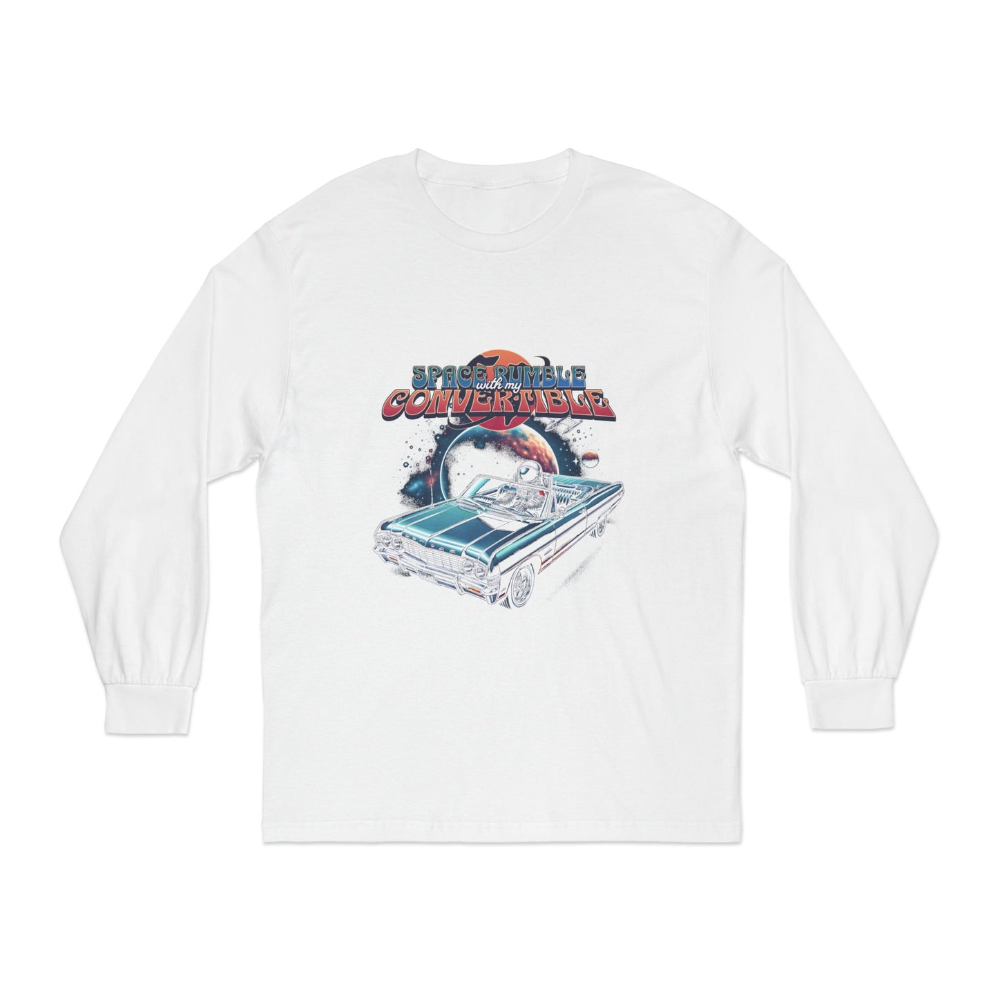 Space Rumble With My Convertible Unisex Classic Long Sleeve T-Shirt - CreativeRino