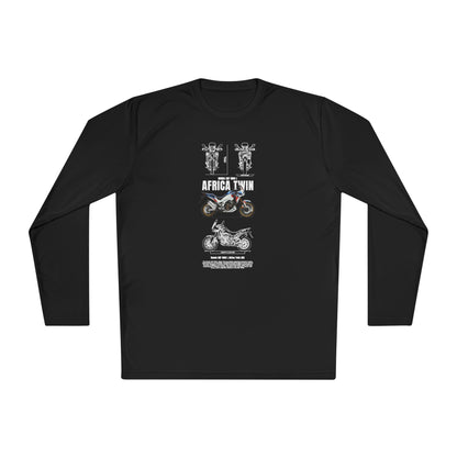 Honda CRF1000L Africa Twin Motorcycle Enthusiast Unisex Long Sleeve Tee - Africa Twin T-shirt Design - CreativeRino