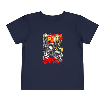 Anime Toddler Short Sleeve Tee Tokyo Revengers Inspired Graphic T-shirt - CreativeRino