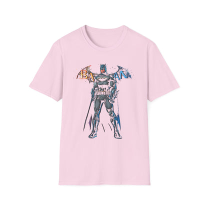 Vintage Batman Graphic Unisex Softstyle T-Shirt - CreativeRino