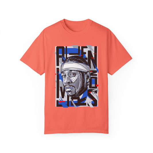 Allen Iverson Unisex Garment-Dyed T-shirt with Graphic Design | Perfect Tee for Sports Fans & Streetwear Enthusiasts - CreativeRino