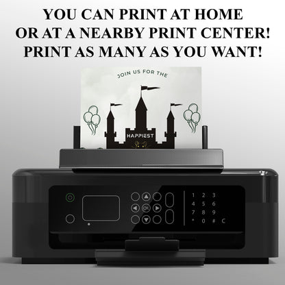 Happiest Birthday On Earth Disneyland Birthday Invitation Template - CreativeRino