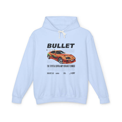 Bullet Toyota Supra MK4 Unisex Hoodie – Lightweight & Stylish Car Enthusiast Sweatshirt - CreativeRino