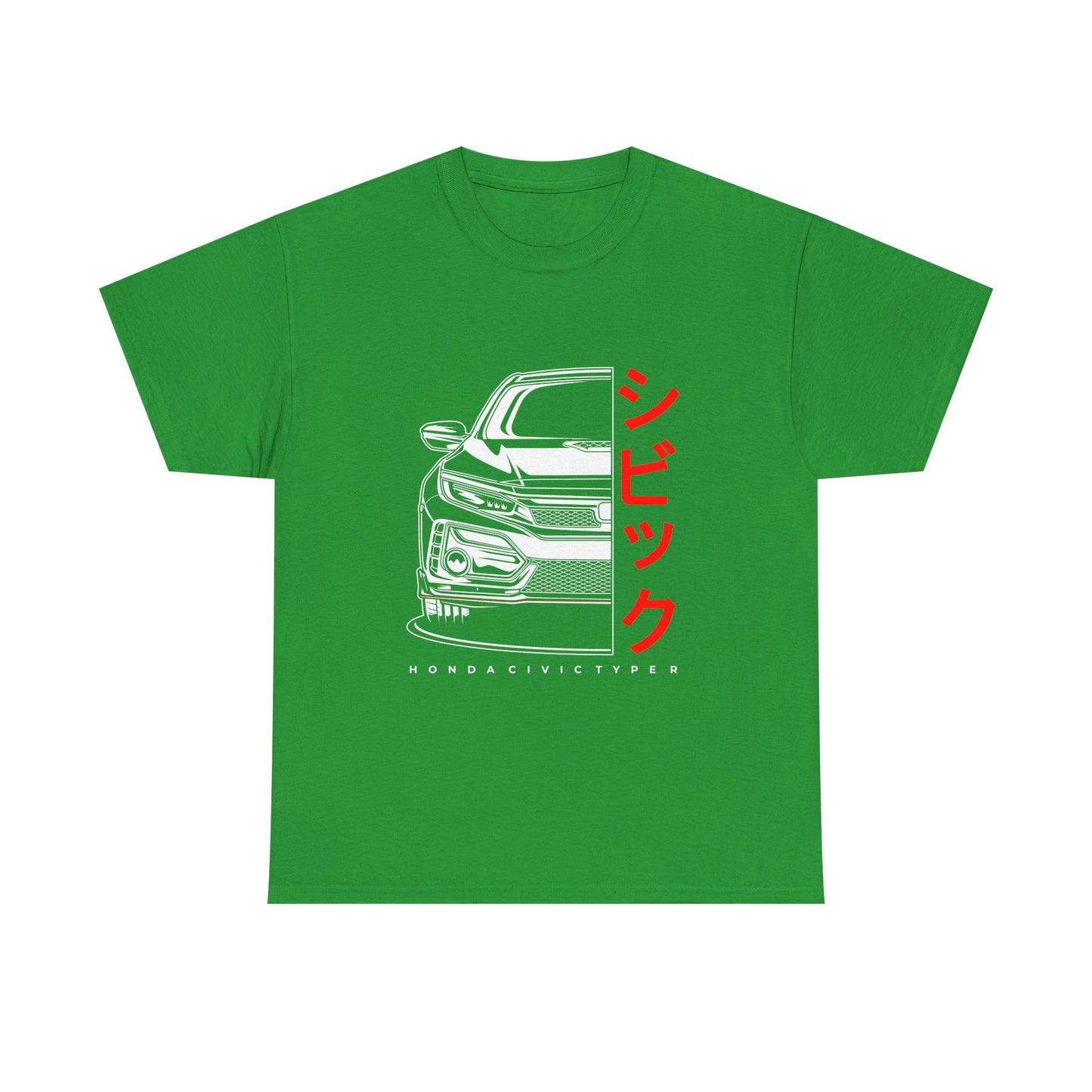 Honda Civic Type R Unisex Tee - Car Lover's Heavy Cotton T-shirt - CreativeRino