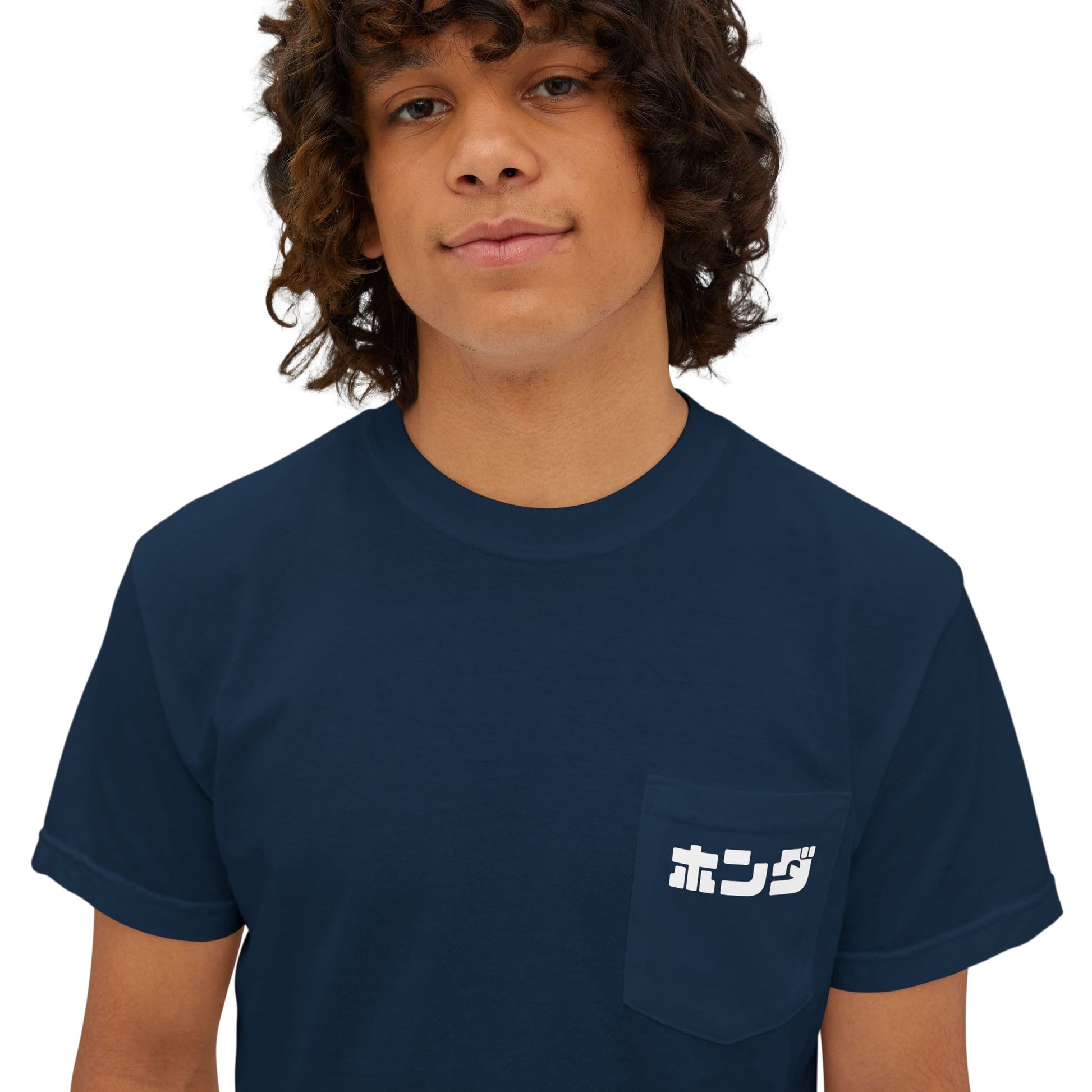 Honda Japanese Unisex Garment-Dyed Pocket T-Shirt - Casual Style for Everyday Comfort - CreativeRino