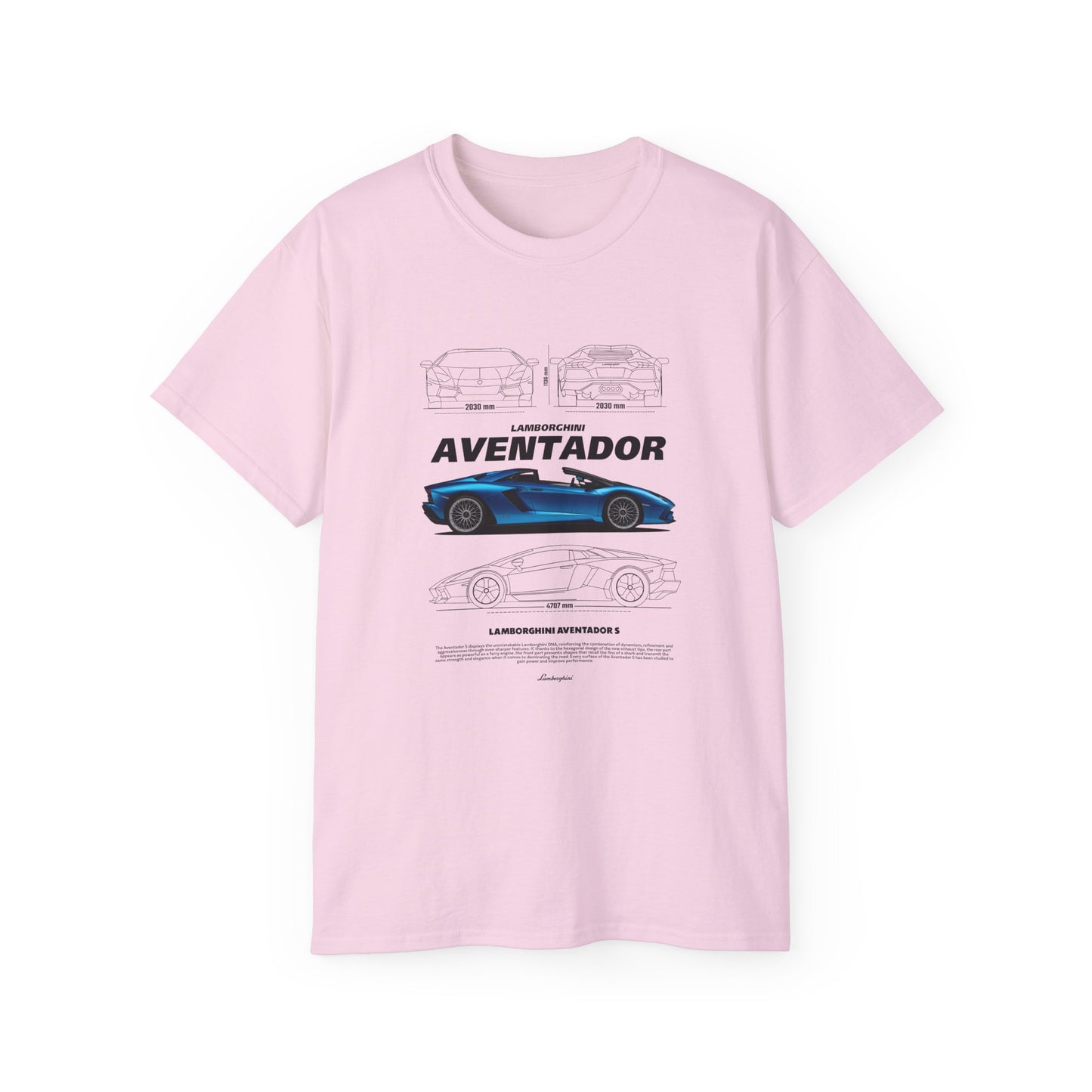 Aventador Sports Car Unisex Ultra Cotton Tee | Car T-shirt - CreativeRino