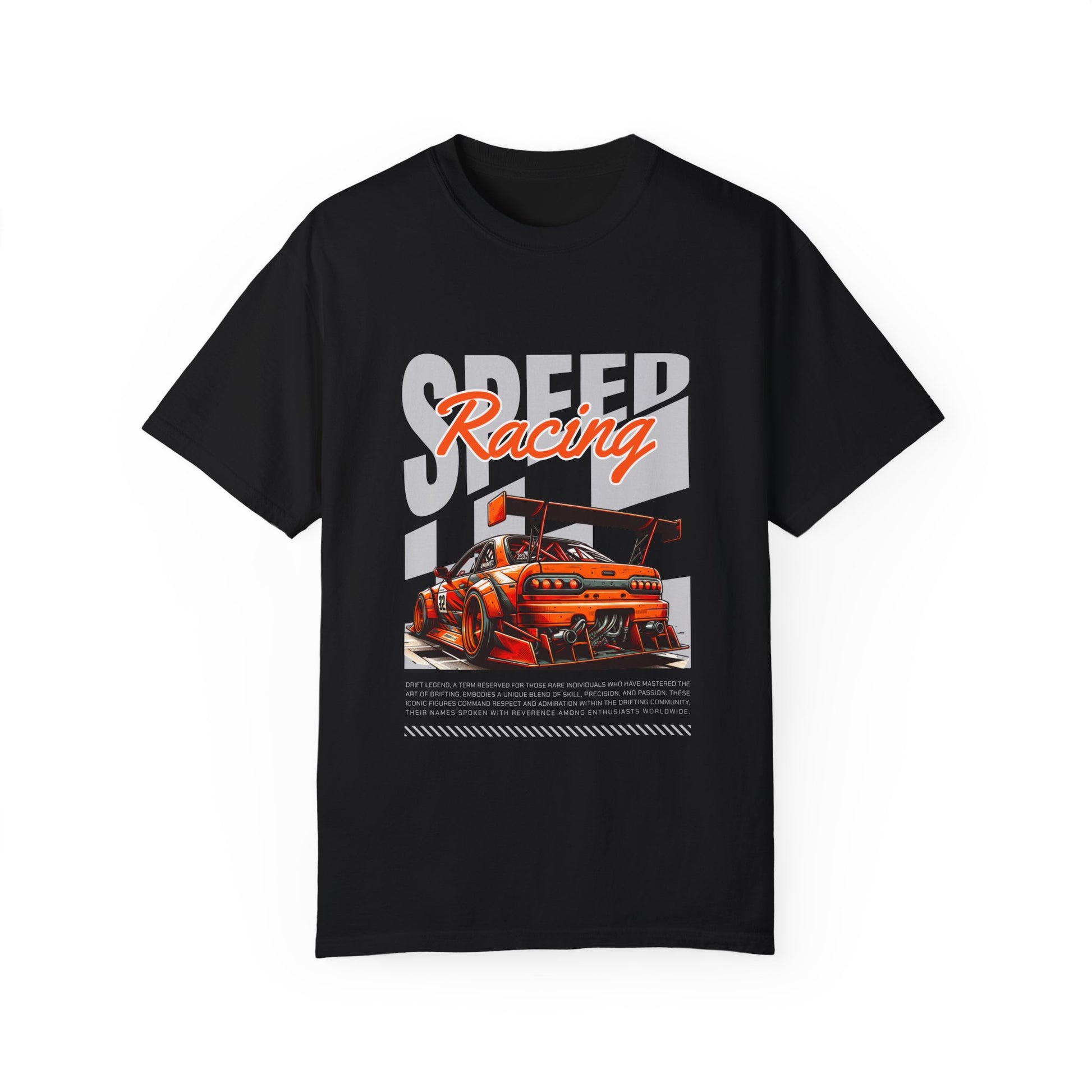 Speed Racing Unisex Garment-Dyed T-Shirt | Perfect for Motorsports Enthusiasts - CreativeRino