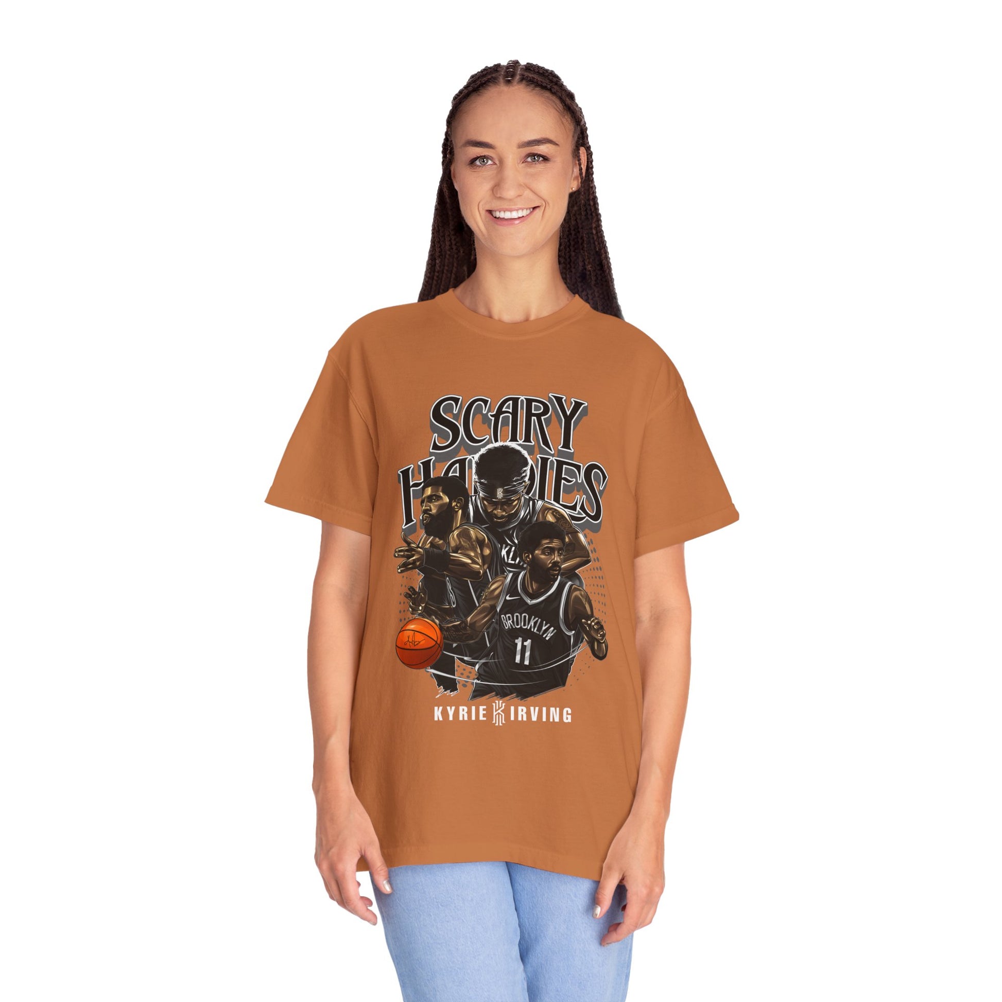 Scary Hours Unisex Basketball T-shirt Kyrie Irving NBA Tee - CreativeRino