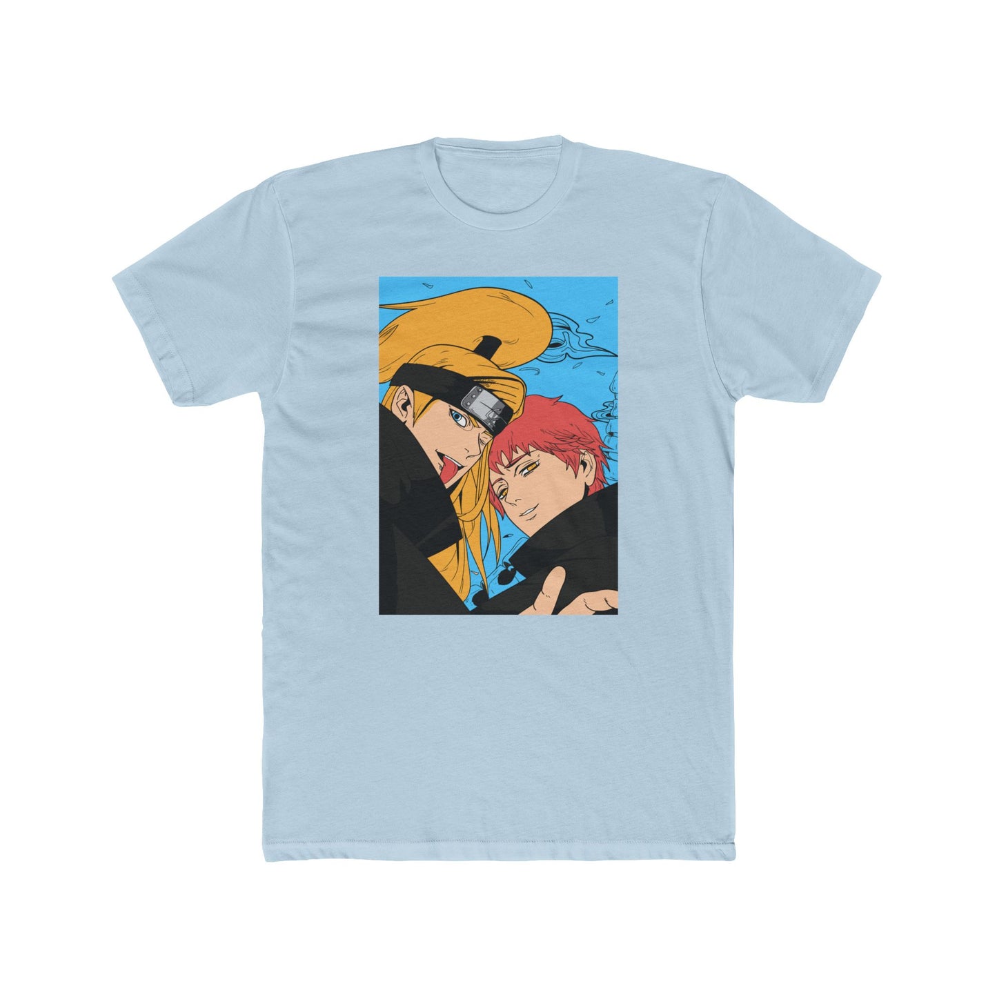 Anime Friends Unisex Cotton Crew Tee - Naruto T-shirt Design for Fans - CreativeRino