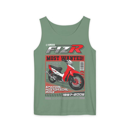 Yamaha FIZR Unisex Motorcycle Vintage Tank Top - CreativeRino