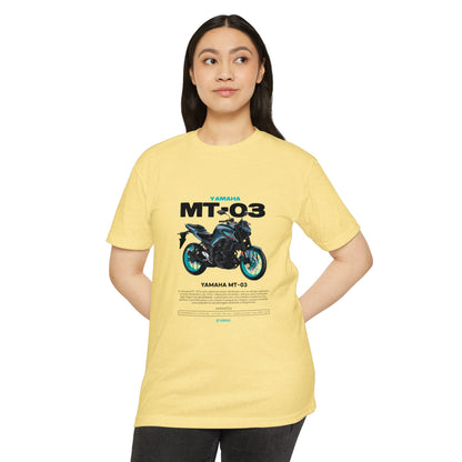 Yamaha MT-03 Unisex Jersey T-Shirt | Motorcycle Enthusiast Apparel - CreativeRino