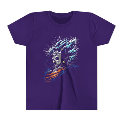 Anime Youth Short Sleeve Tee - Cool Dragon Ball  T-shirt Design for Kids - CreativeRino