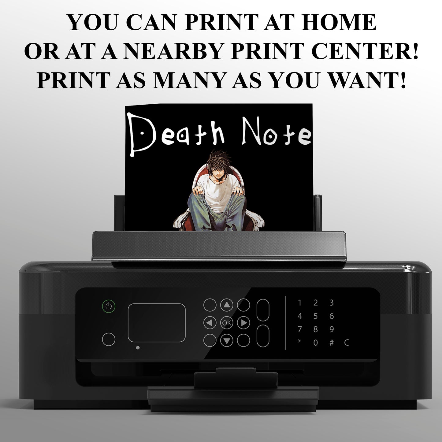 Death Note Birthday Invitation Template - CreativeRino