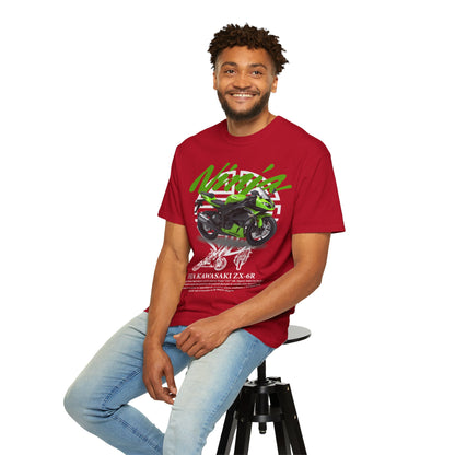 Ninja Kawasaki Z X-6R Unisex T-Shirt - Perfect for Motorcycle Enthusiasts - CreativeRino