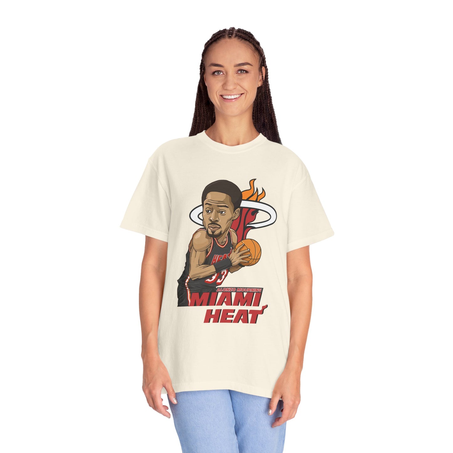 Miami Heat Cartoon Style Unisex T-shirt - Perfect Tee for Basketball Fans - CreativeRino