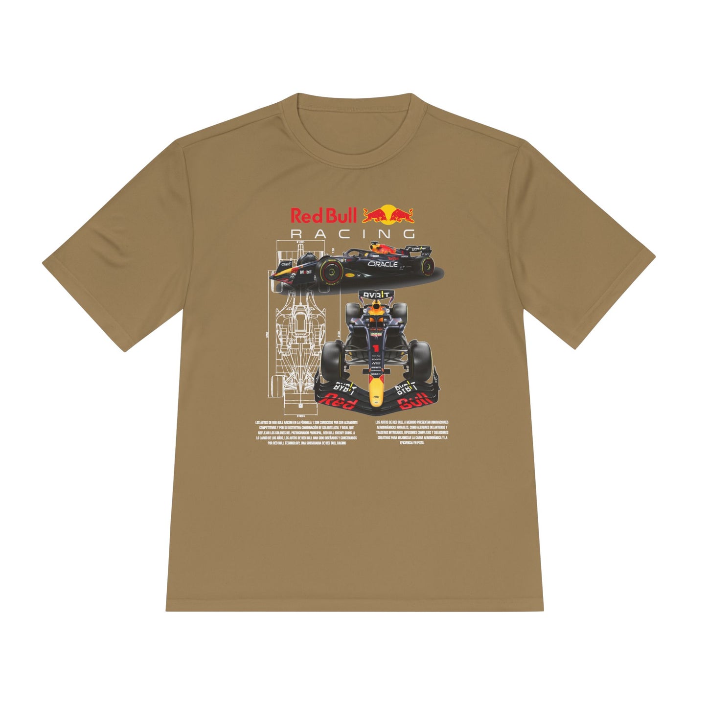 Red Bull Racing Unisex Moisture Wicking Tee for Motorsport Enthusiasts - CreativeRino