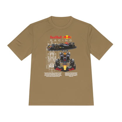 Red Bull Racing Unisex Moisture Wicking Tee for Motorsport Enthusiasts - CreativeRino